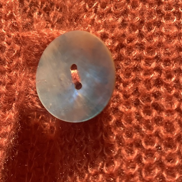 Soft Surroundings Coral Pink Cardigan Sweater Comfy Stretchy Hood Small Petite - Picture 4 of 6